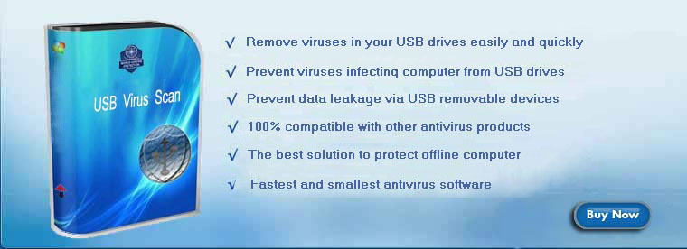 USB Virus Scan: Block remove usb viruses from removable drives